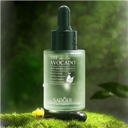 Увлажняющая сыворотка для лица с экстрактом Авокадо SADOER The Organic Avocado Anti-Wrinkle Essence, 30 мл.