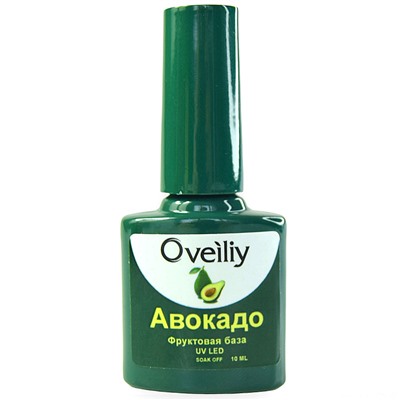 Oveiliy, Каучуковая фруктовая БАЗА АВОКАДО, 10ml