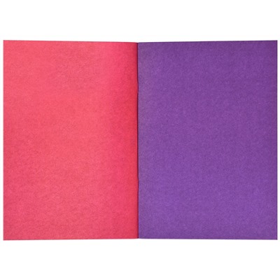 Бумага цветная офсетная 2-сторонняя А4, 8 цветов 16 листов, 65 г/м2 на скрепке