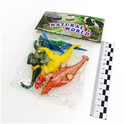 Динозавр набор Dinosaur Natural World (4вида)(№144) в пакете