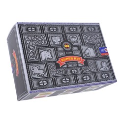 Satya-40-BL Блок благовоний Super Hit (Супер Хит) 12 упаковок по 40 грамм