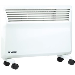 Обогреватель Vitek VT-2176, конвекторный, напольный, 1600 Вт, до 20 м², белый