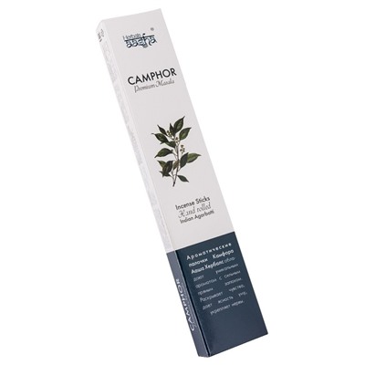 Благовония Камфора Camphor Premium Masala 10 шт. Aasha