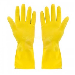 Перчатки резин Libry/Komfi (размер M) без х/б напыл