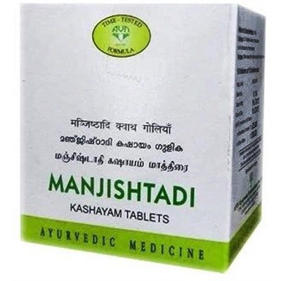 Манжиштади Кашаям (Manjishtadi Kashayam), AVN Ayurveda, 120 таб