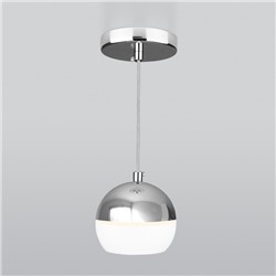 Светильник подвесной акцентный Elektrostandard, DLS023 LED 9 Вт, 100x100x900 мм, IP20, цвет белый, серебряный