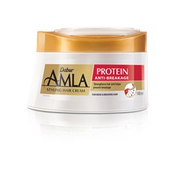 Крем для укладки против сухих и ослабленных волос с протеином - Dabur Amla Hair Cream Women - Protein, 140 мл