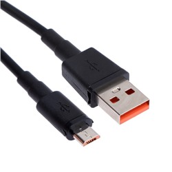 Кабель Krutoff Modern, microUSB - USB, 1 А, 1 м, черный