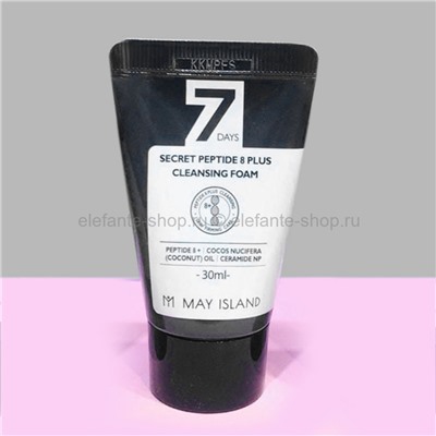 Пенка для умывания May Island 7 Days Secret Peptide 8 Plus Cleansing Foam 30ml (51)