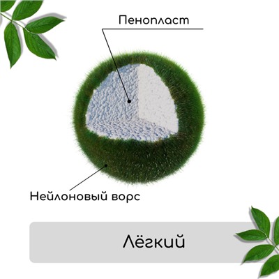 Мох искусственный «Камни», набор 8 шт., Greengo