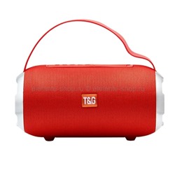 Портативная беспроводная Bluetooth колонка TG 509 Red (15)