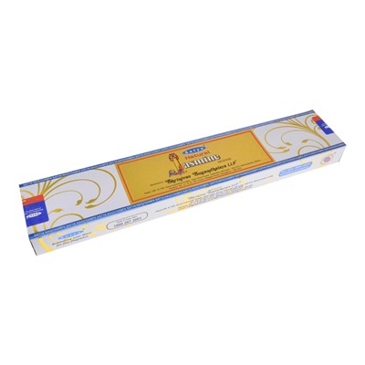 Satya-15-UP Аромапалочки Natural Jasmin (Натуральный жасмин) 1 упаковка 15 грамм
