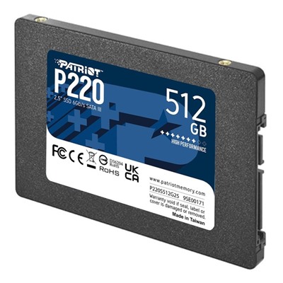 Накопитель SSD Patriot SATA-III 512GB P220S512G25 P220 2.5"