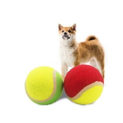 0504 Мяч теннисный,игрушка для собак 6 см.1 шт.