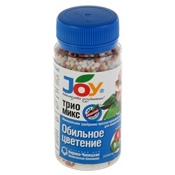 Удобрение минеральное JOY, ТРИО МИКС, Обильное цветение, гранулы, 100 г