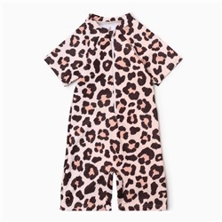 Купальный костюм детский Крошка Я "Леопард", рост 86-92 см