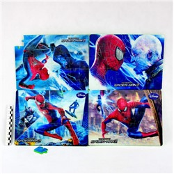 Пазлы мягкие 3D Spider-Man 40 деталей (4шт в коробке)(28*21см)(№SP9728)(str)
