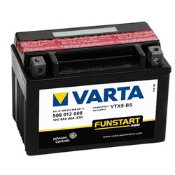 Аккумуляторная батарея Varta 8 Ач Moto AGM 508 012 008 (YTX9-BS)