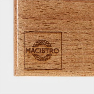 Доска разделочная Mаgistrо, цельный массив бука, 50×22×3 см