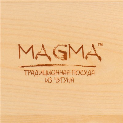 Сковорода чугунная Magma «Далат», 25×18×4 см