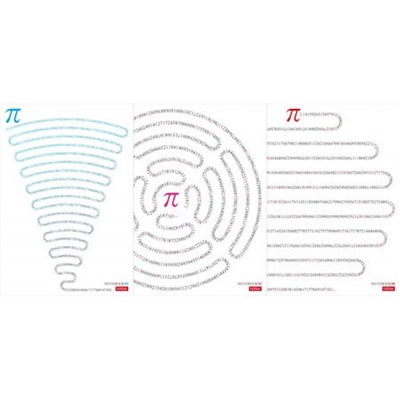 Тетрадь А4  80л клетка "Число Пи" (077326) Хатбер