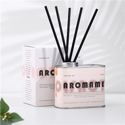 Набор диффузор ароматический "Aromame", голубые колокольчики, 500 мл, прямоугольная банка