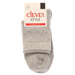 Носки Clever L1002-меланж серый