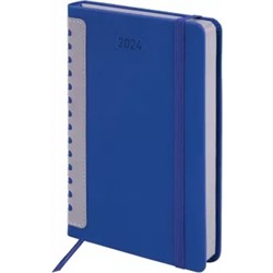 Ежедневник датированный на 2024 год Original, синий, А5, 168 листов