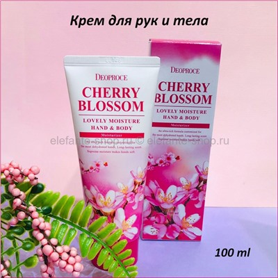 Крем Deoproce Cherry Blossom Lovely Moisture Hand & Body 100ml (78)