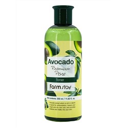 FARMSTAY - ТОНЕР ДЛЯ ЛИЦА С АВОКАДО AVOCADO PREMIUM PORE TONER, 350 ML