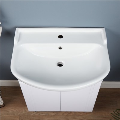 Комплект мебели: для ванной комнаты "Тура 60": тумба + раковина + зеркало-шкаф