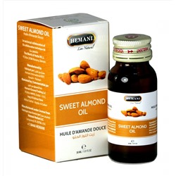 Масло Сладкого Миндаля - Hemani Sweet Almond oil, 30 мл