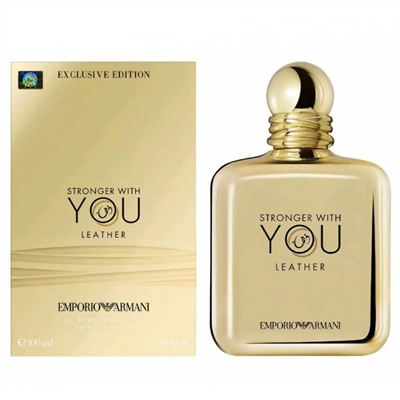 Парфюмерная вода Giorgio Armani Stronger With You Leather мужская (Euro)