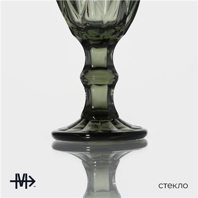 Рюмка стеклянная Magistro «Круиз», 50 мл, 5×10 см, цвет серо-зелёный
