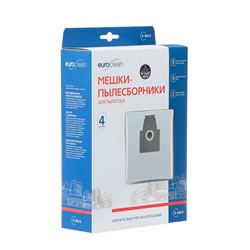 Мешок-пылесборник Euroclean e-06/4 синтетический, многослойный, 4 шт (Bosch/Siemens P)