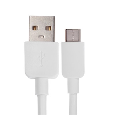 Кабель Defender USB08-01C, Type-C - USB, 1 А, 1 м, белый