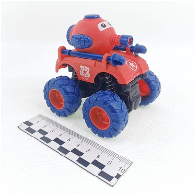 Танк инерционный Tank Alliance 4WD 4цвета (№6688-23S) 12шт в коробке