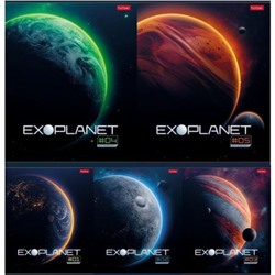 Тетрадь  80л клетка "Exoplanet" (086268) Хатбер