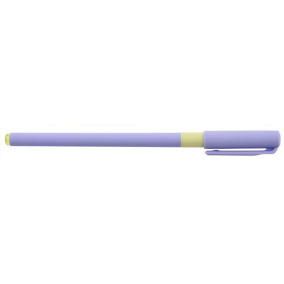 Ручка масляная 0.5 ммLOREX PASTEL  синяя, резиновый грип, игловидный наконечник, 0,5 мм
