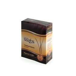 Краска для волос травяная Черный кофе Aasha Herbals, 6х10г