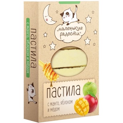 Пастила Маленькие радости с манго, яблоком и медом, Частные пасеки Берестова, 95 г