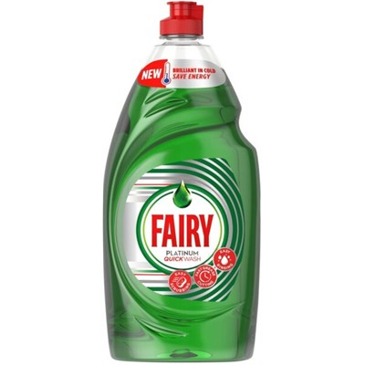 Жидкость для мытья посуды Fairy Platinum Quick Wash Original 820 мл (Финляндия)