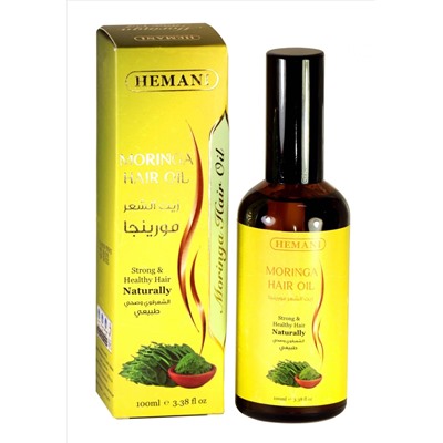 Масло Моринга против сухих и тусклых волос / Moringa hair oil, Hemani, 100 мл