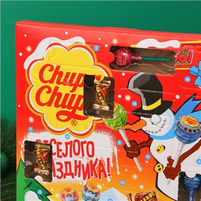 Новогодний Адвент Календарь Chupa Chups, Fruittella и Meller, 224 г