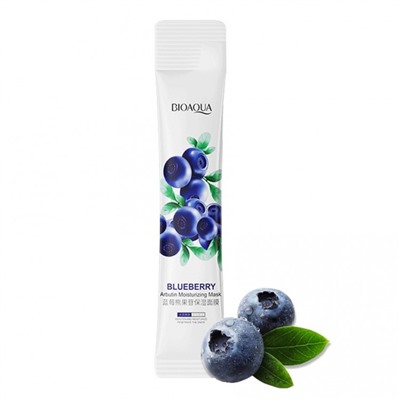 Ночная маска для лица Bioaqua Blueberry Arbutin 1 шт