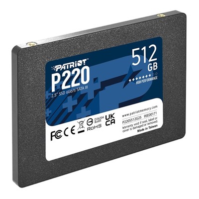 Накопитель SSD Patriot SATA-III 512GB P220S512G25 P220 2.5"