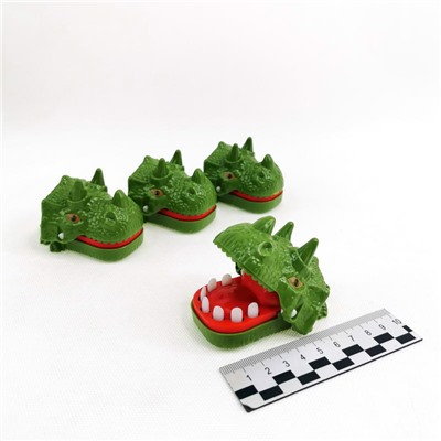 Ловушка mini Dinosaur Динозавр 9см (нажимать на зубы)(№X023-27C) 12шт в коробке