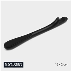 Открывашка Magistro Vantablack, 15×2 см, цвет чёрный
