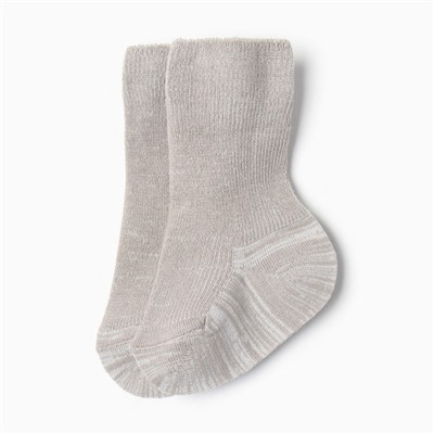 Набор детских носков Крошка Я BASIC LINE, 3 пары, р. 8-10 см, бежевый