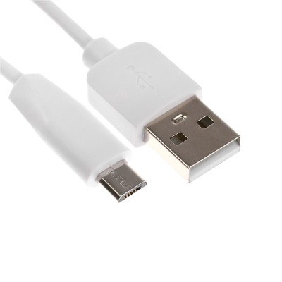 Кабель PERFEO, micro USB - USB, 2 A, 2 м, белый